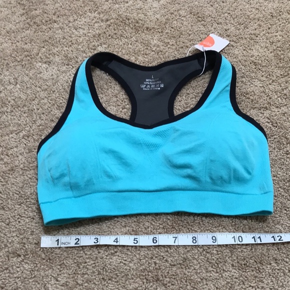 New! Mirity large blue padded sports bra. - Picture 5 of 6